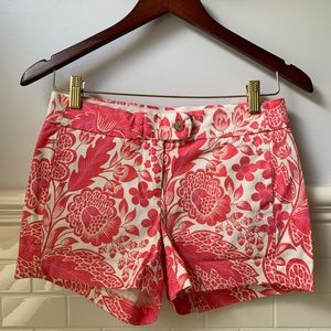 J. Crew Floral Paisley shorts, size 00